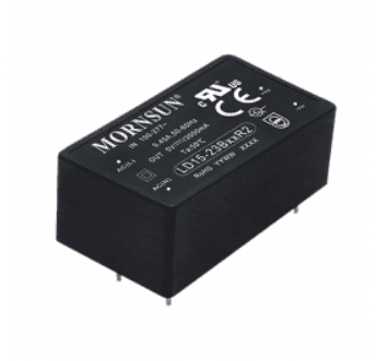 Mornsun Power Supply LD15-23B15R2 : 15W,15V PCB Mountable-Isolated AC-DC Converter